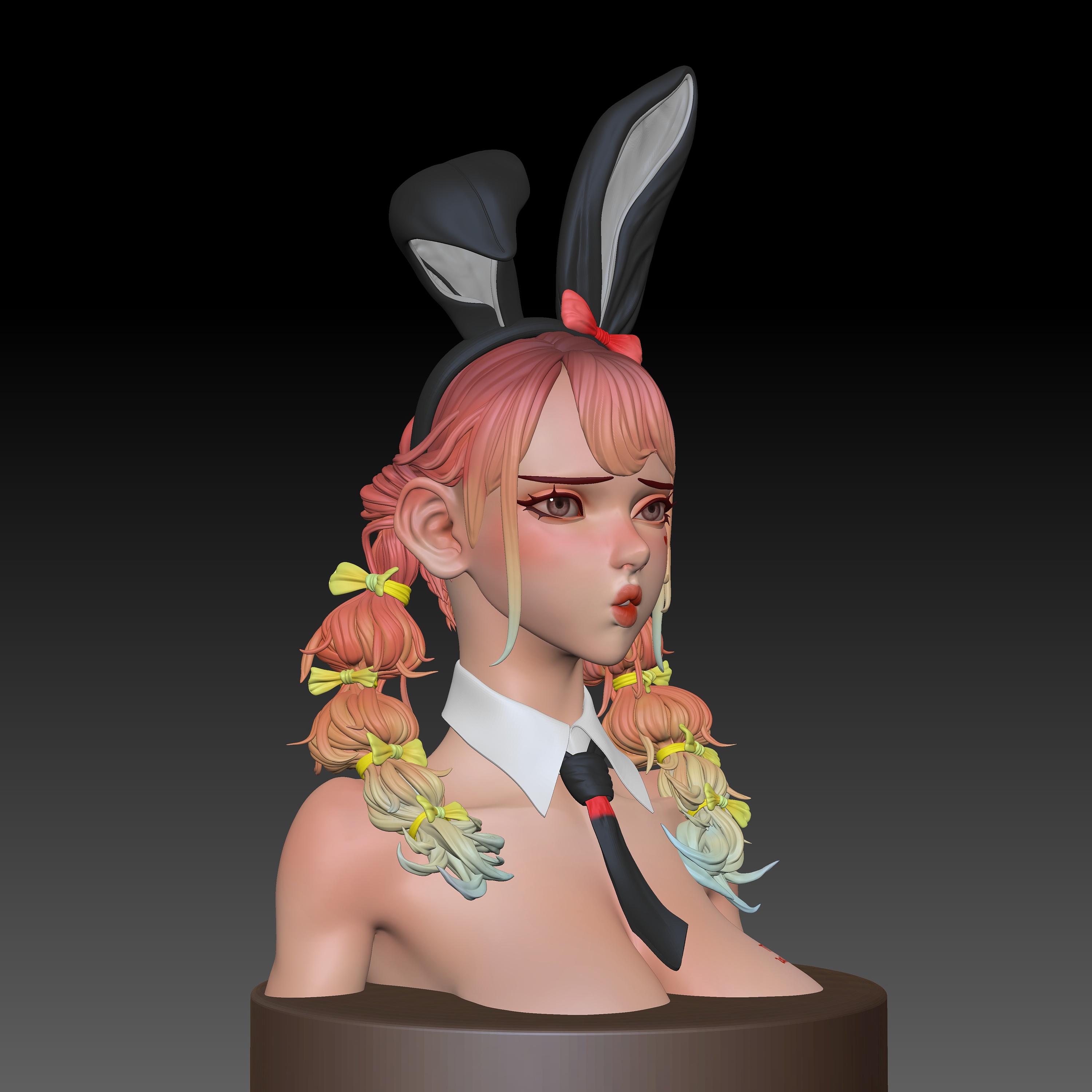 灯笼辫兔耳娘_练习