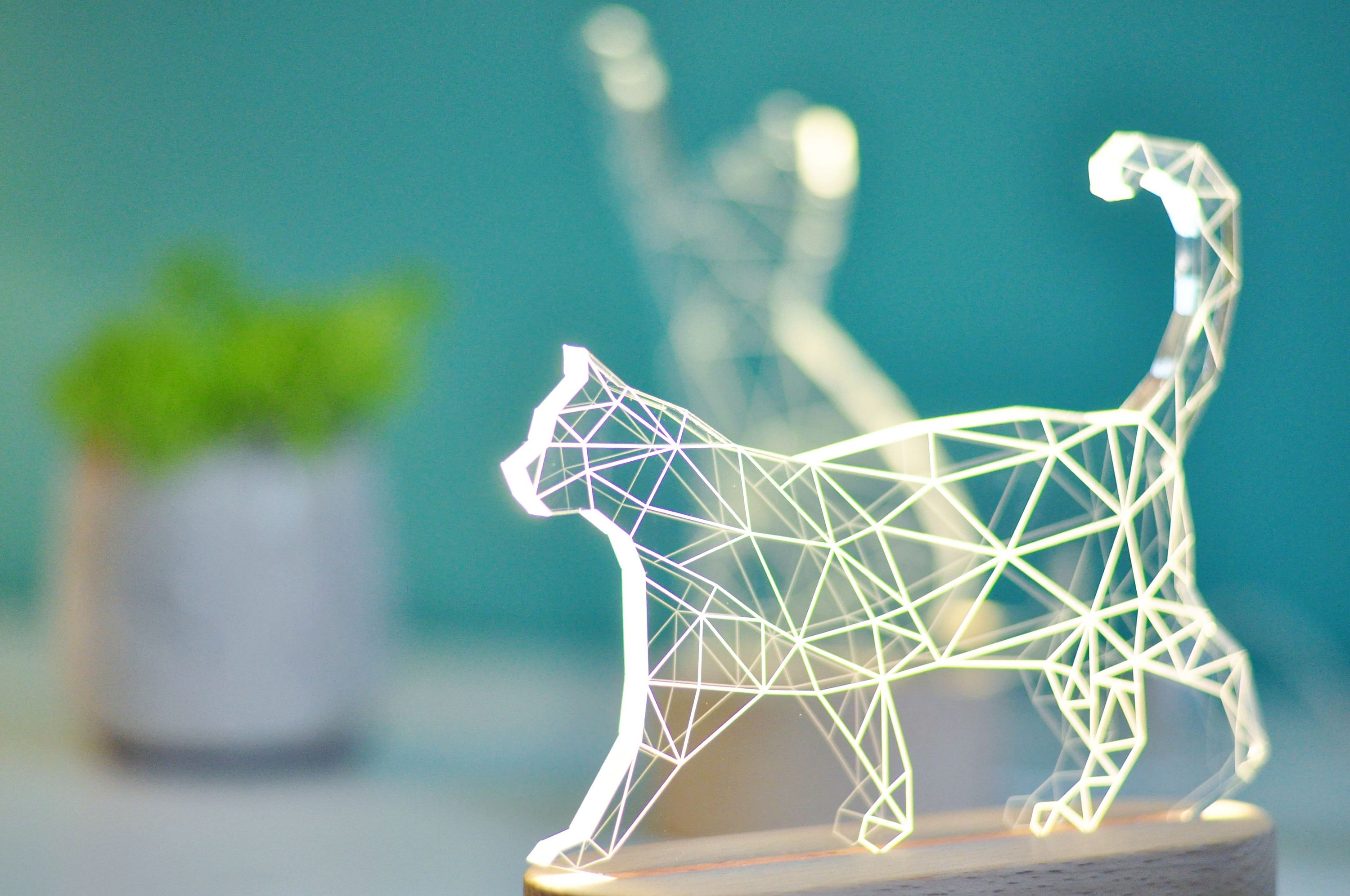 亚克力灯的拍摄