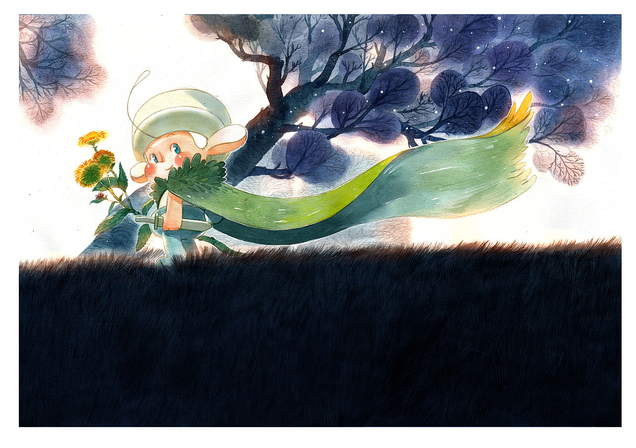 《自然集》水彩尝试~