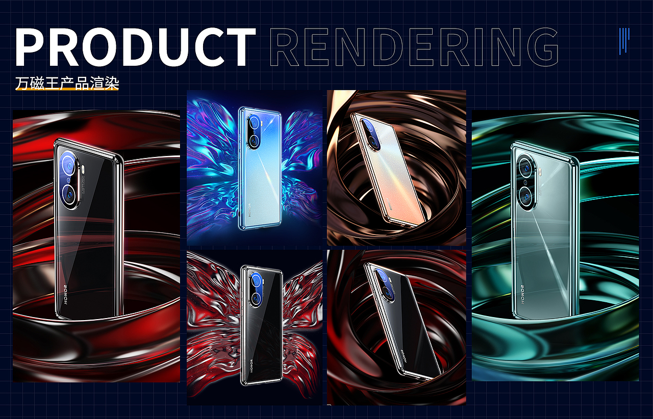 2022/耳机/万磁王/透明壳/室内场景/渲染