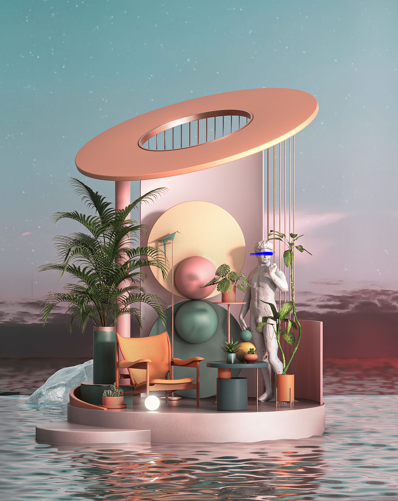 #四月渲染练习合集#场景渲染x产品渲染合集