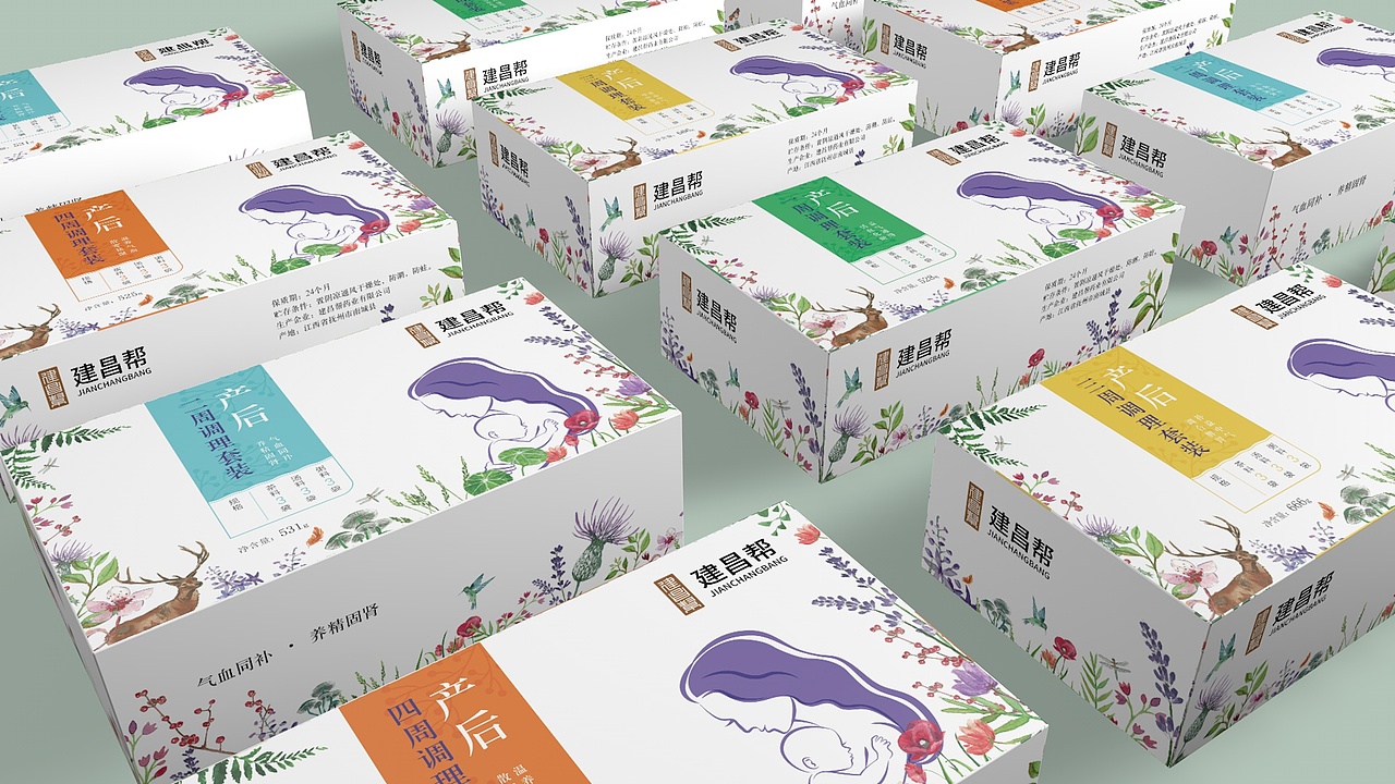建昌帮药业包装（图ZNjkzNjc1MzY=） - 包装 - 站酷设计师Maggi_原创素材 - 站酷ZCOOL