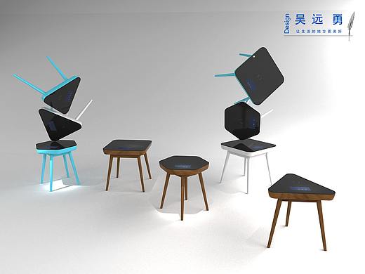音响边桌