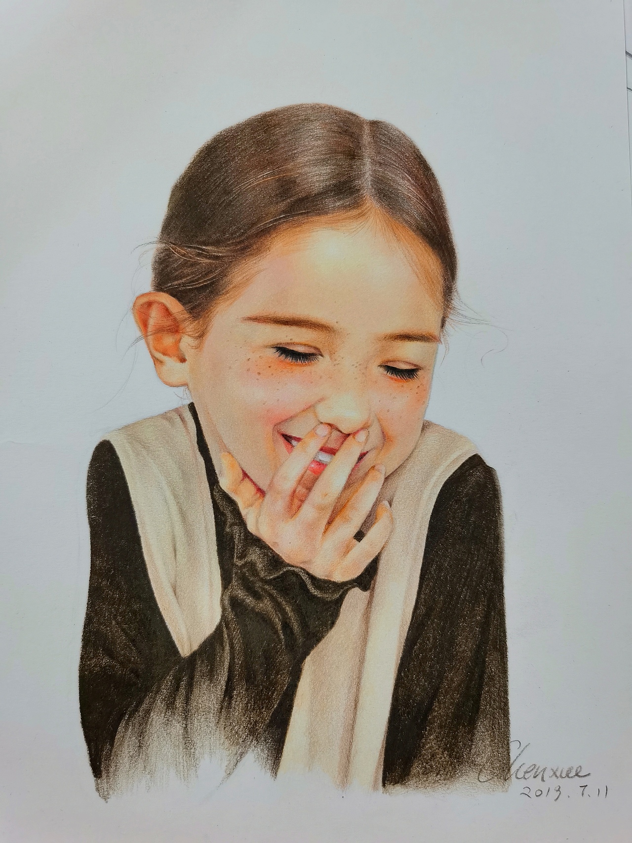 最近的彩铅人物练习