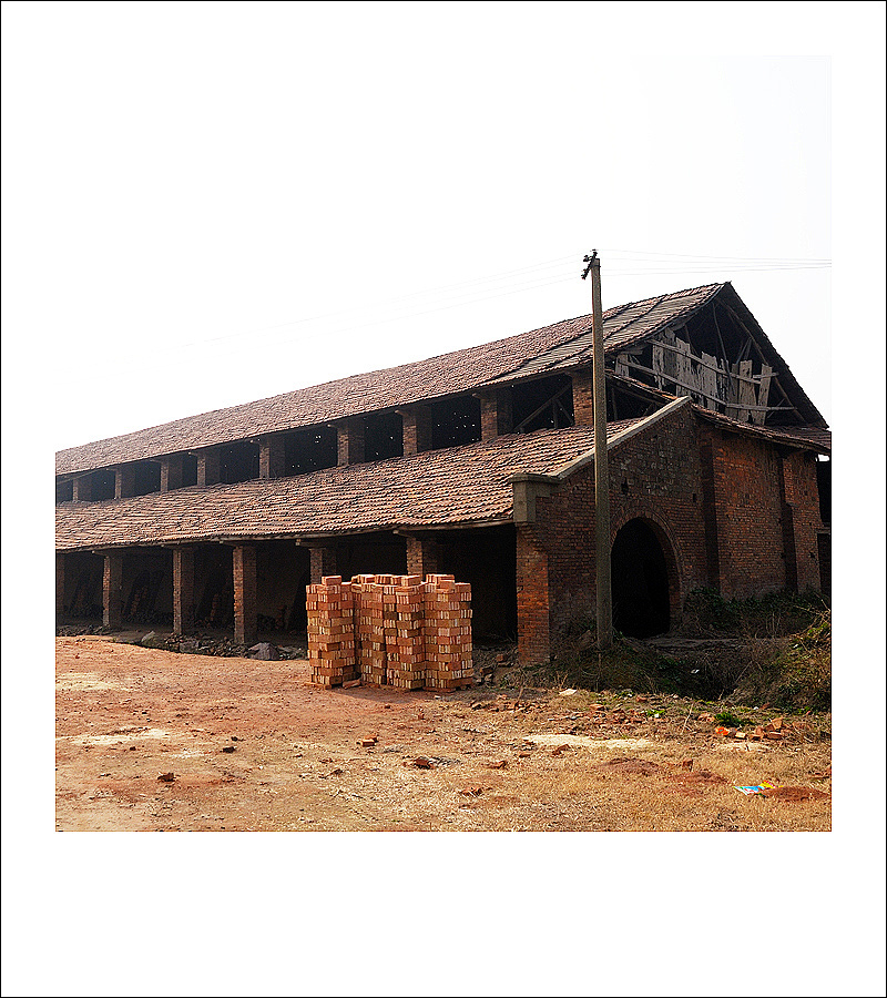 老式砖窑农村图片
