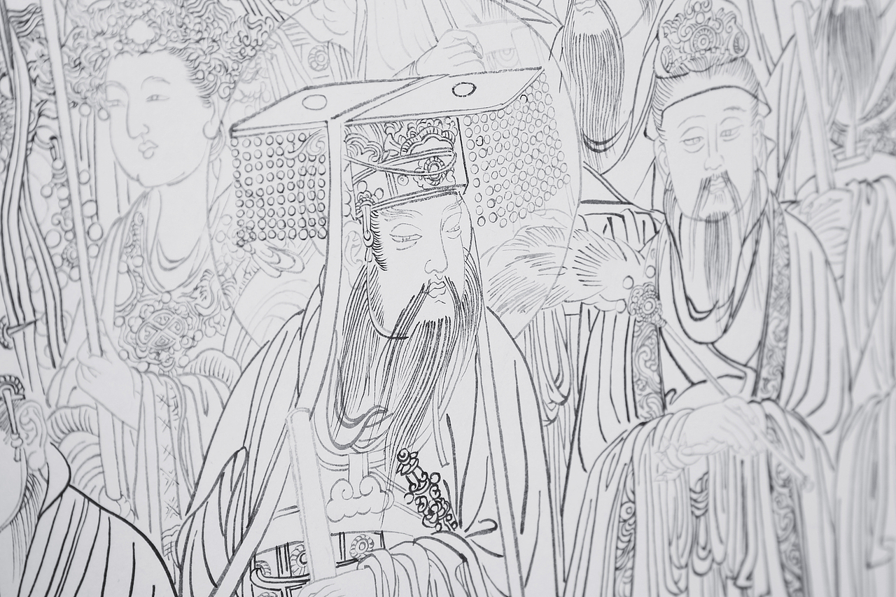 永乐宫壁画三清殿东壁