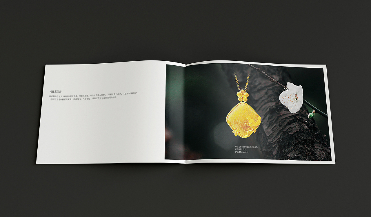 中国风-时尚简约-珠宝画册设计