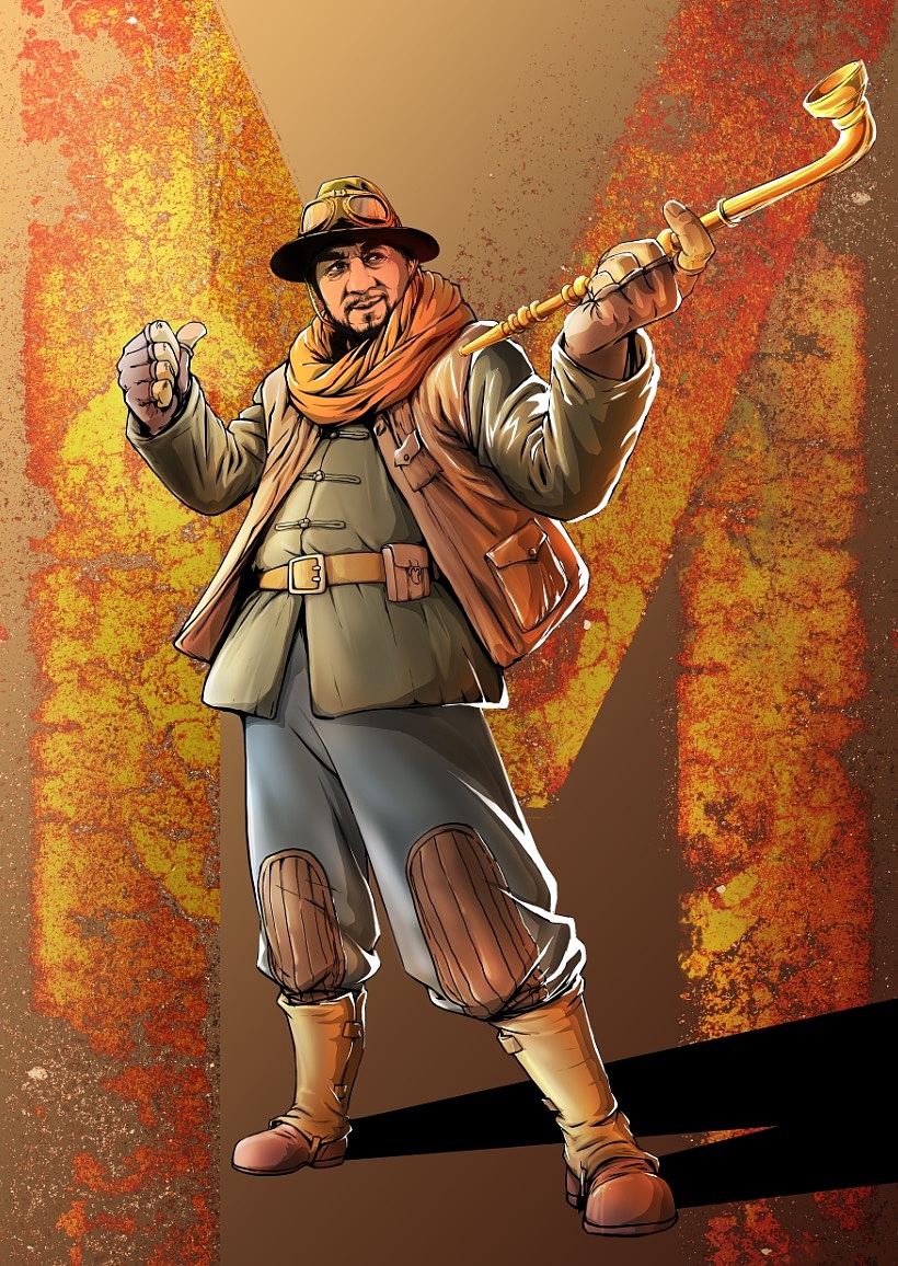 《铁道飞虎》（图ZMTUwMjE1OTI0） - 商业插画 - 站酷设计师帝都守夜人原创素材 - 站酷ZCOOL