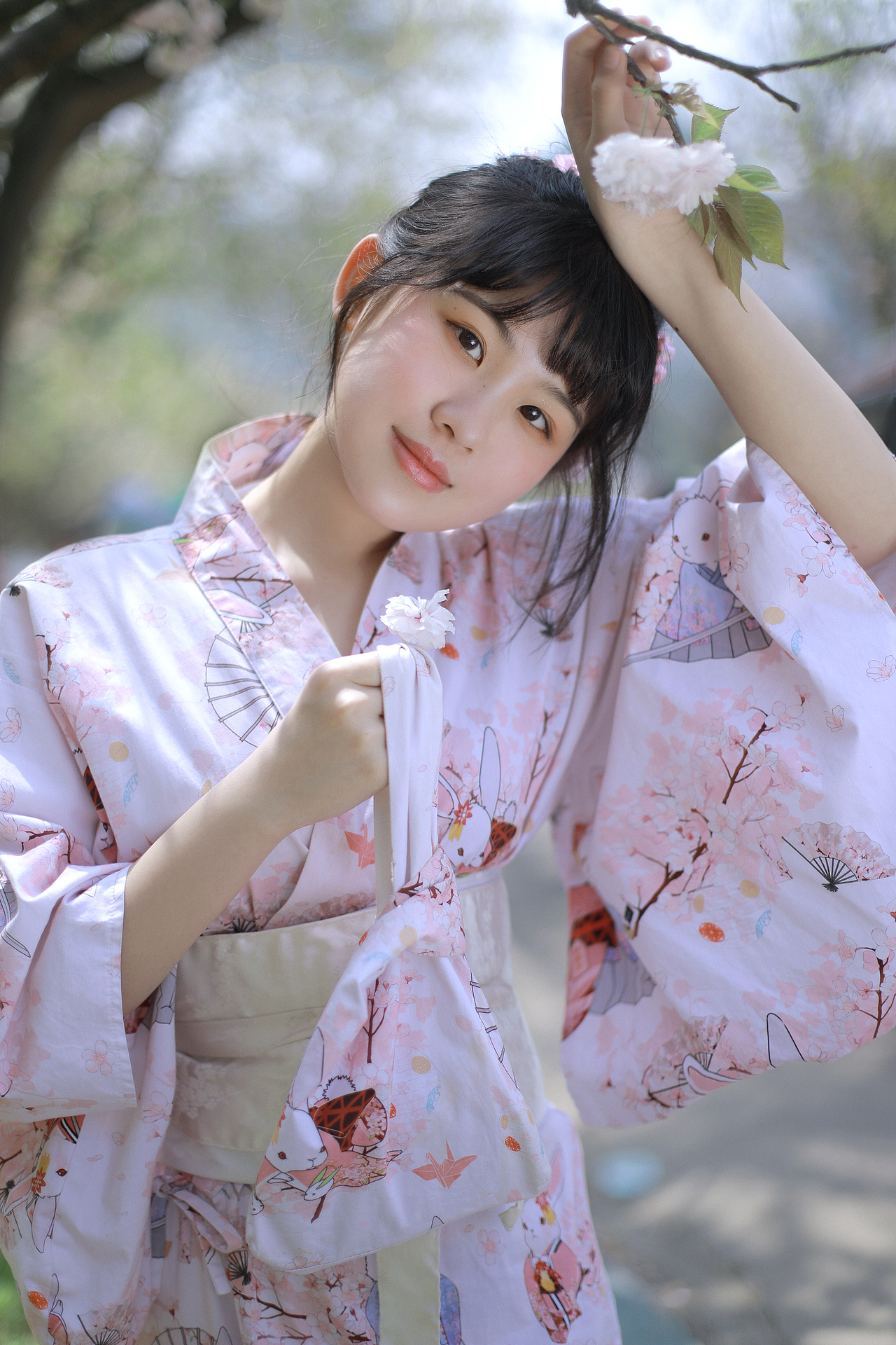 樱花树下（图ZMjUyODAwNTg4） - 人像摄影 - 站酷设计师太阳酱Catnip原创素材 - 站酷ZCOOL