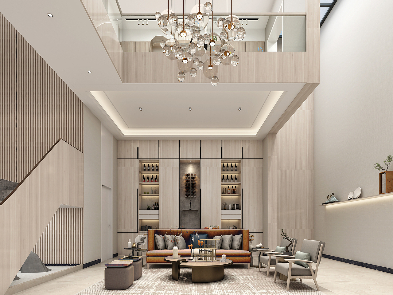 张家口。如园小区 简约风格