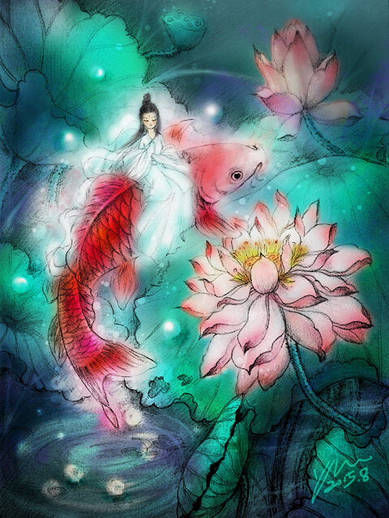 水仙已乘鲤鱼去