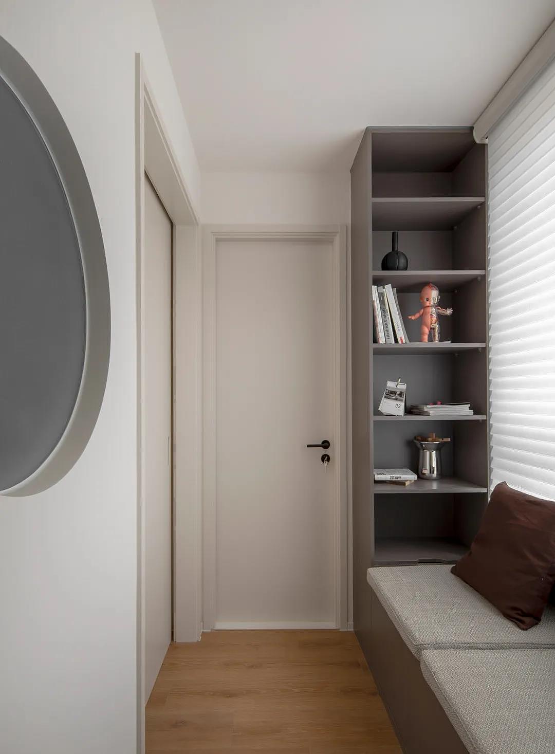 140㎡现代简约风格新房装修，多功能房格外温馨