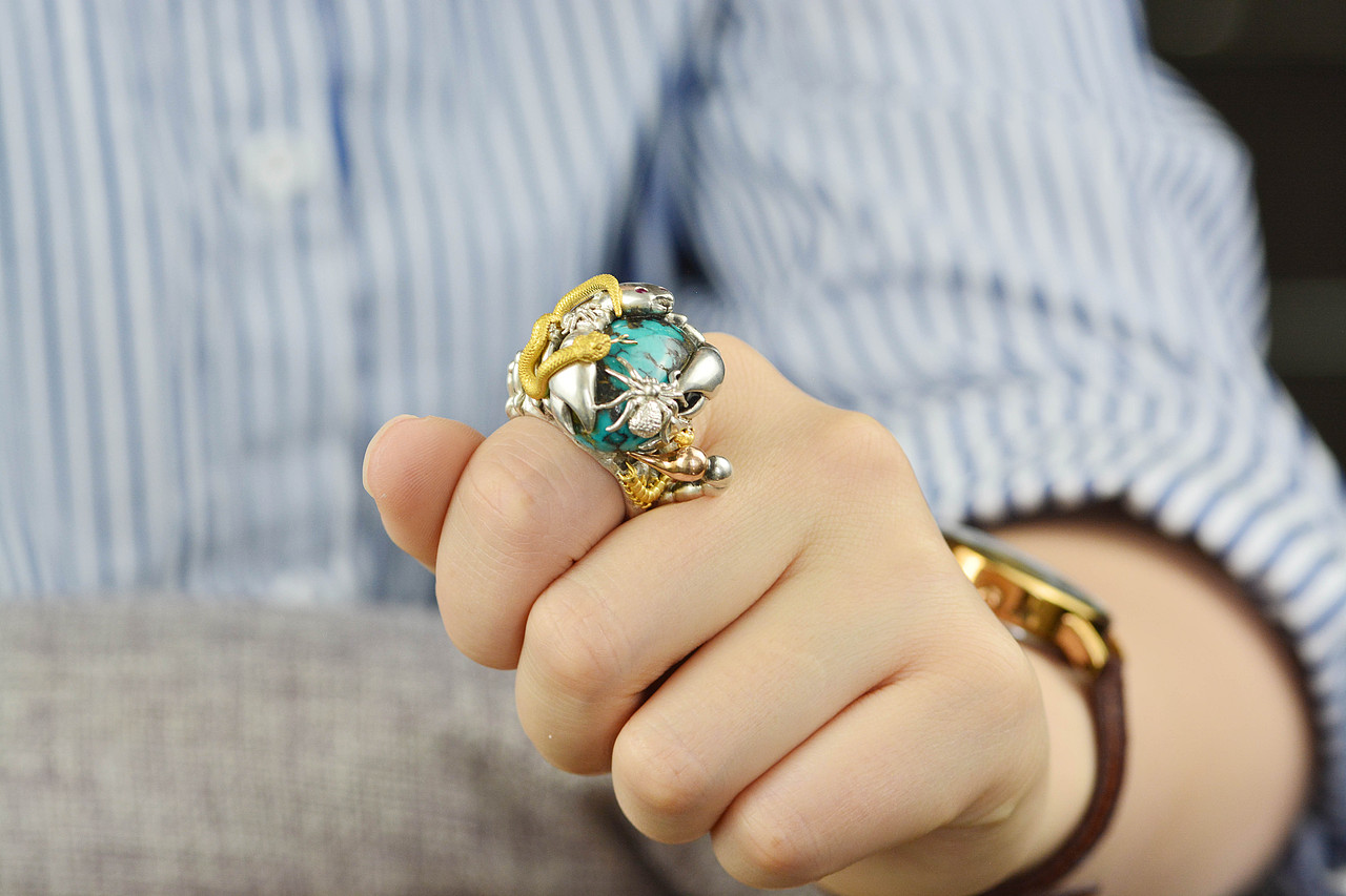 设计师作品|五毒戒指（图ZMjUwOTIxMTcy） - 首饰设计 - 站酷设计师天使原创珠宝设计原创素材 - 站酷ZCOOL