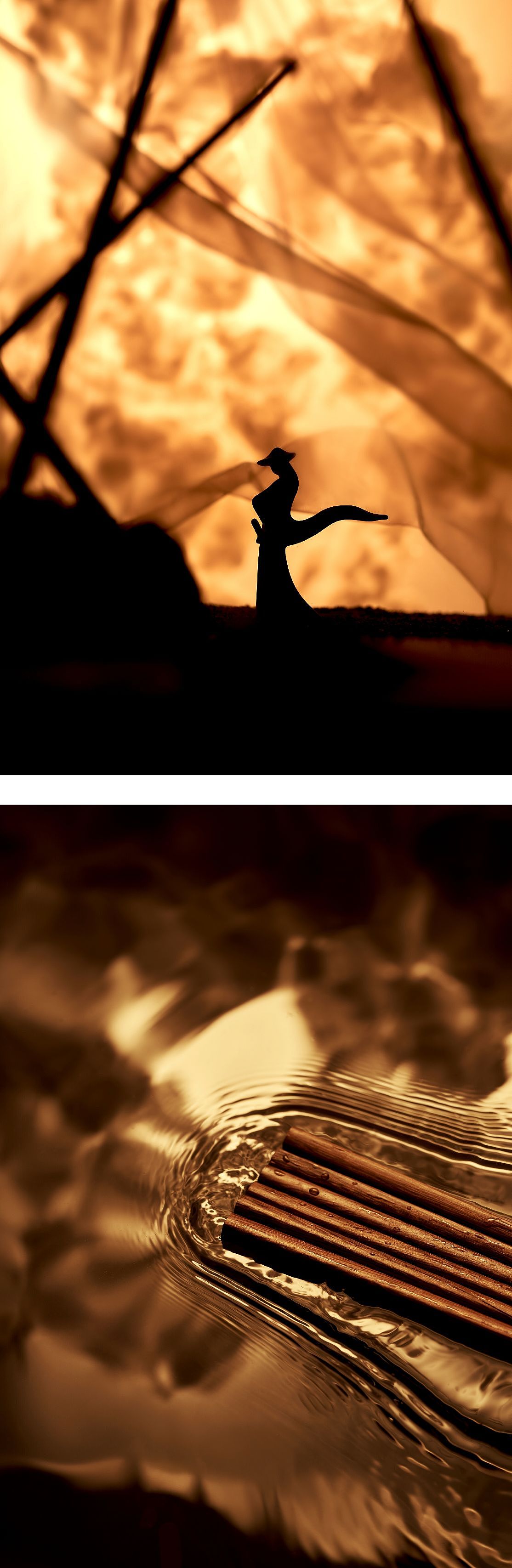 国风创意摄影 | 挑战用筷子拍出潇洒江湖风