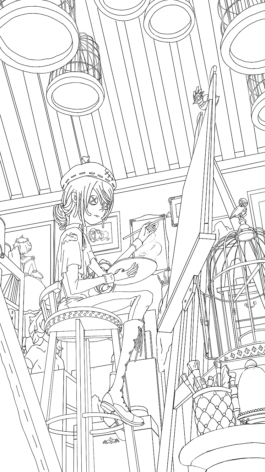 哦豁！画画的北北（图ZMjI5MjY2MjM2） - 商业插画 - 站酷设计师周不弱CAFA原创素材 - 站酷ZCOOL