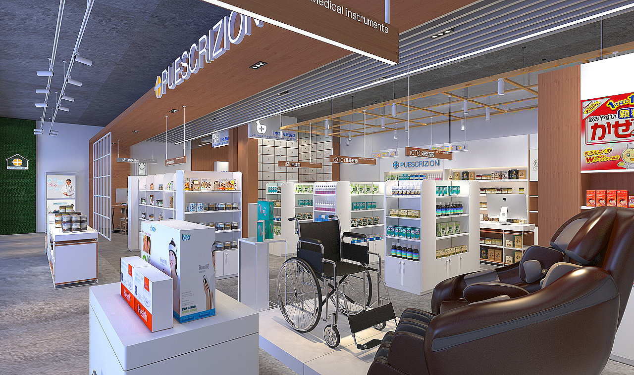 药店设计|中药店设计|西药店设计（图ZMTc4MTUzMzE2） - 展陈设计 - 站酷设计师品牌设计Calvin原创素材 - 站酷ZCOOL