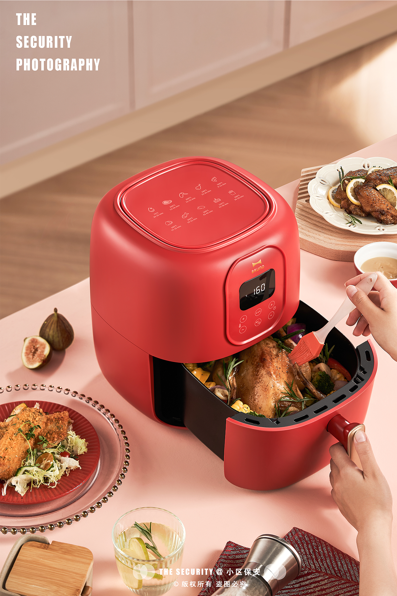 BRUNO空气炸锅平面拍摄 丨 解锁悸动美食