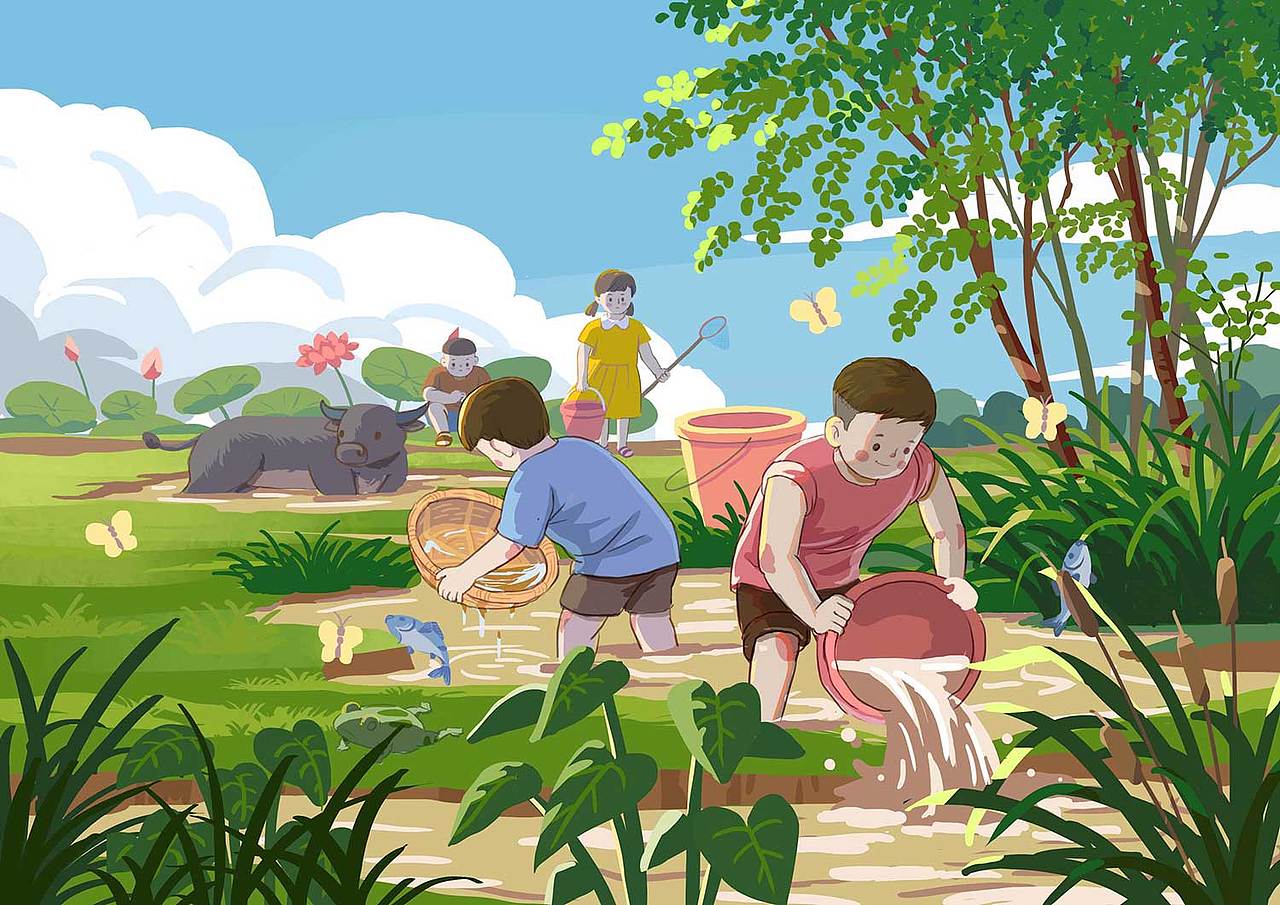 与夏天的故事（图ZMzAyNjEwMDA4） - 绘本 - 站酷设计师小光頭原创素材 - 站酷ZCOOL