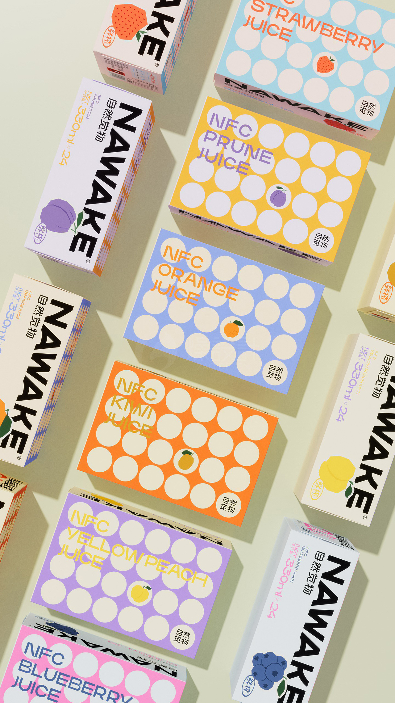 NAWAKE自然觉物鲜榨果汁-寻觅自然好味丨品牌包装全案（图ZMzE2ODkxMTA0） - 包装 - 站酷设计师Art_aden原创素材 - 站酷ZCOOL