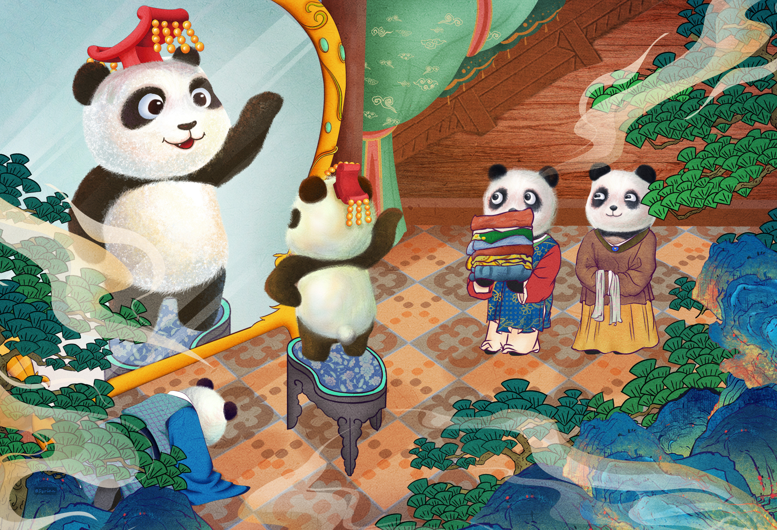 "皇帝的新衣"|插画|商业插画|syrian也是雨 - 原创作品 - 站酷 (zcool