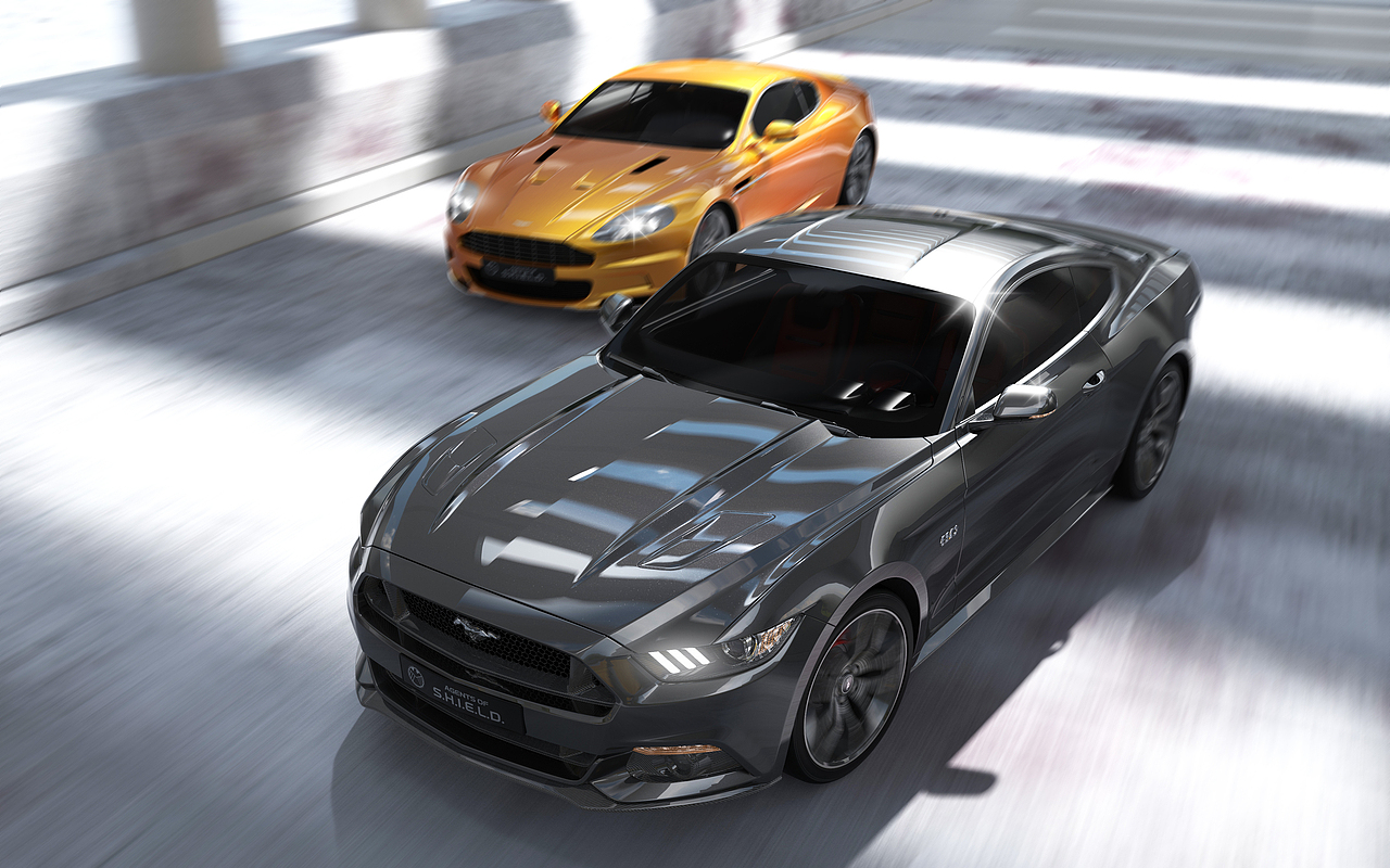 福特Mustang-汽车渲染