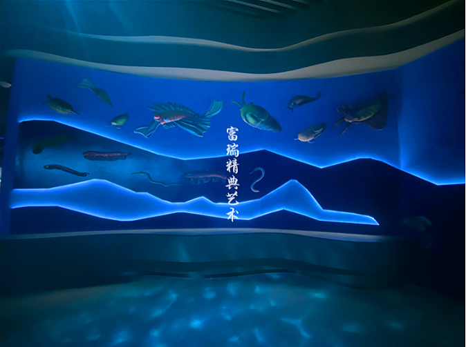 云南澄江化石博物馆雕塑及金属装饰