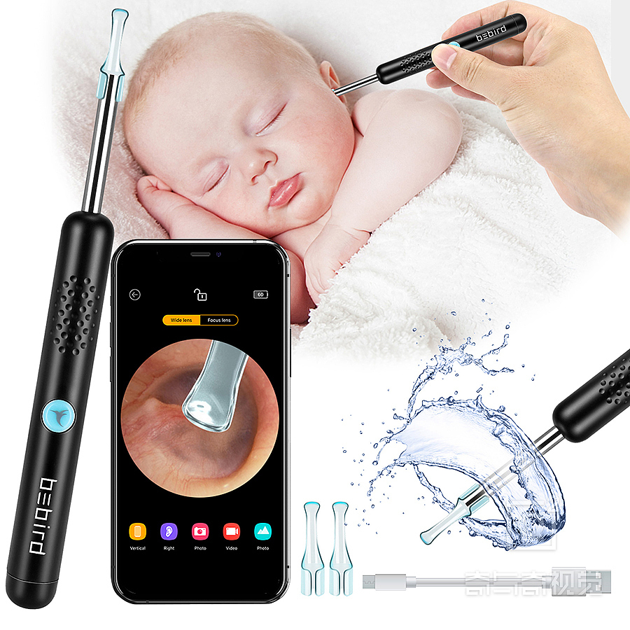 亚马逊主图设计,产品拍摄精修设计,智能挖耳勺主图