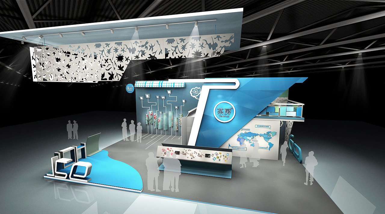 tea house 小型会展设计（图ZNjk2MjA0OTI=） - 展陈设计 - 站酷设计师Davinzhuo原创素材 - 站酷ZCOOL