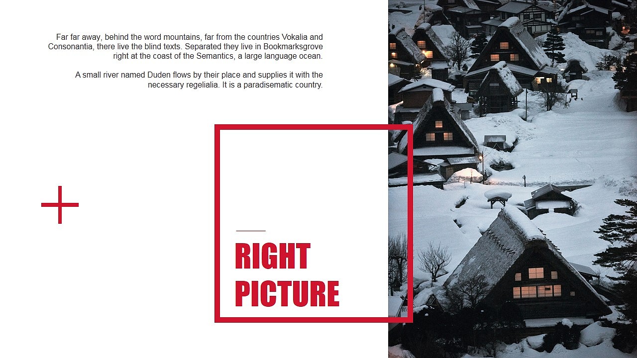 最美雪乡印象雪村旅行攻略旅游风土人情介绍PPT模版