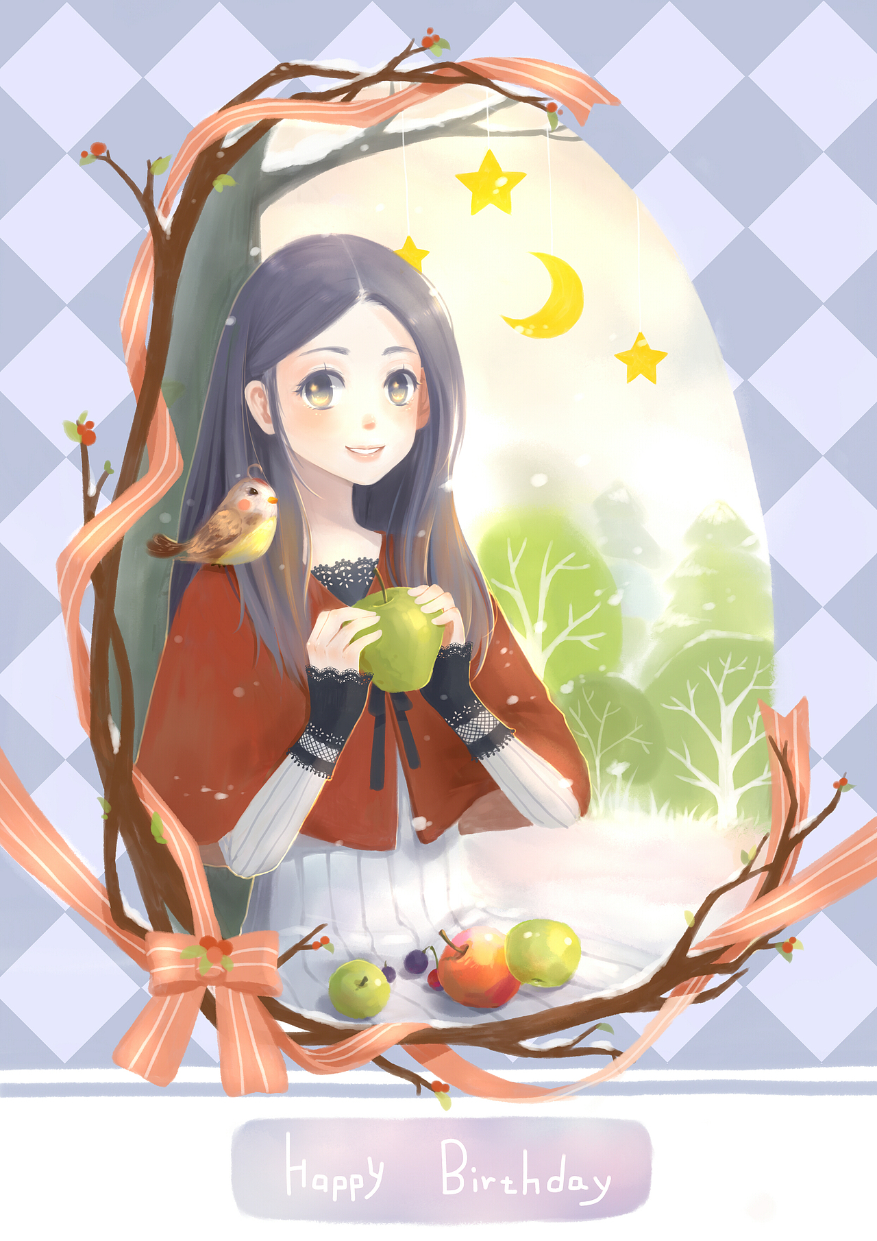 也是生日贺图...这么一看我还真懒啊OTZ