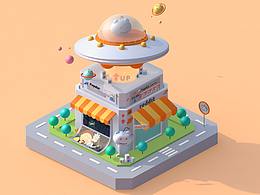 C4D日常臨摹練習(xí)1