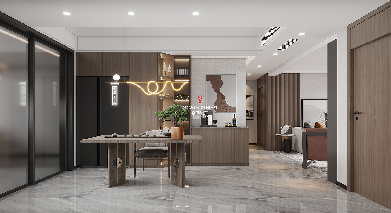 V8空间表现 |中式住宅楼