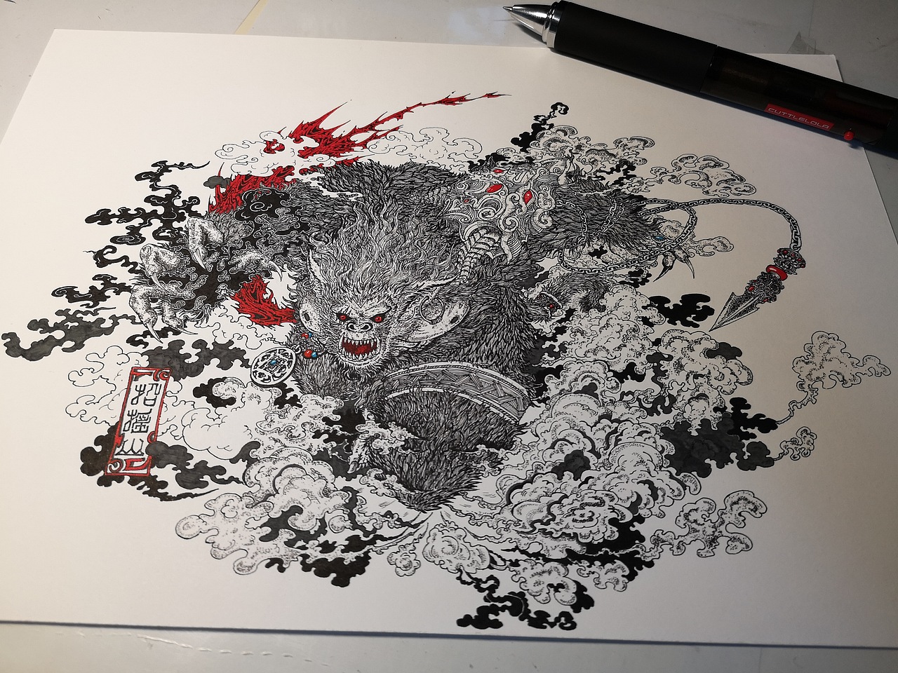 毣柞山海之狌狌（图ZMTE3NDIwNDAw） - 商业插画 - 站酷设计师毣余原创素材 - 站酷ZCOOL