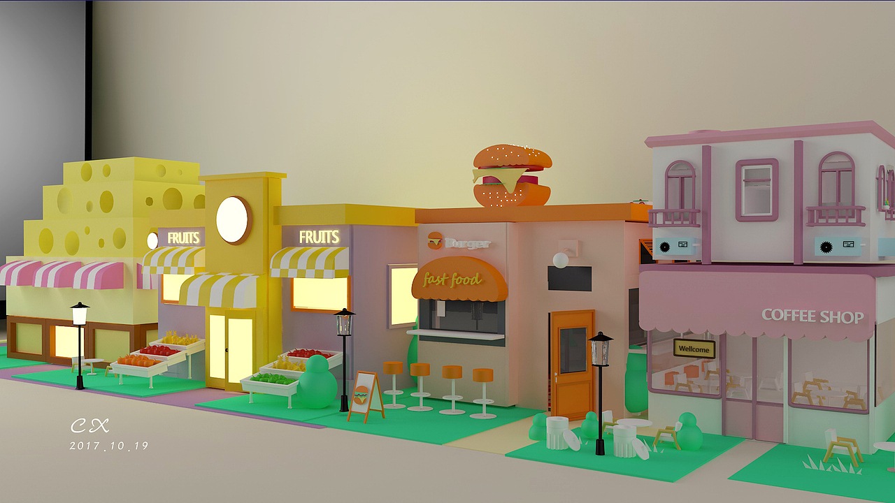 C4D模仿（图ZOTQ0MzQ1NDg=） - 动画/影视 - 站酷设计师休息休息吧原创素材 - 站酷ZCOOL