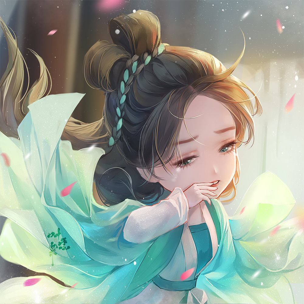 墨心绘意叶紫紫风格q版例图