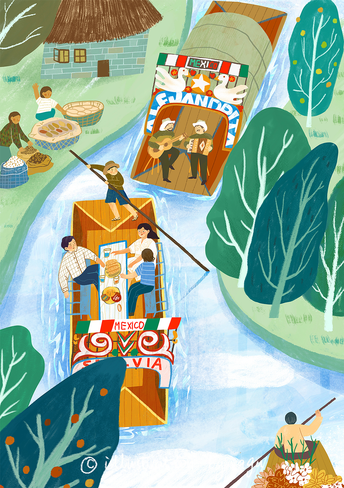 三毛《千山万水走遍》插画习作（图ZMjQxMzY1OTg0） - 创作习作 - 站酷设计师小耳朵_ting原创素材 - 站酷ZCOOL