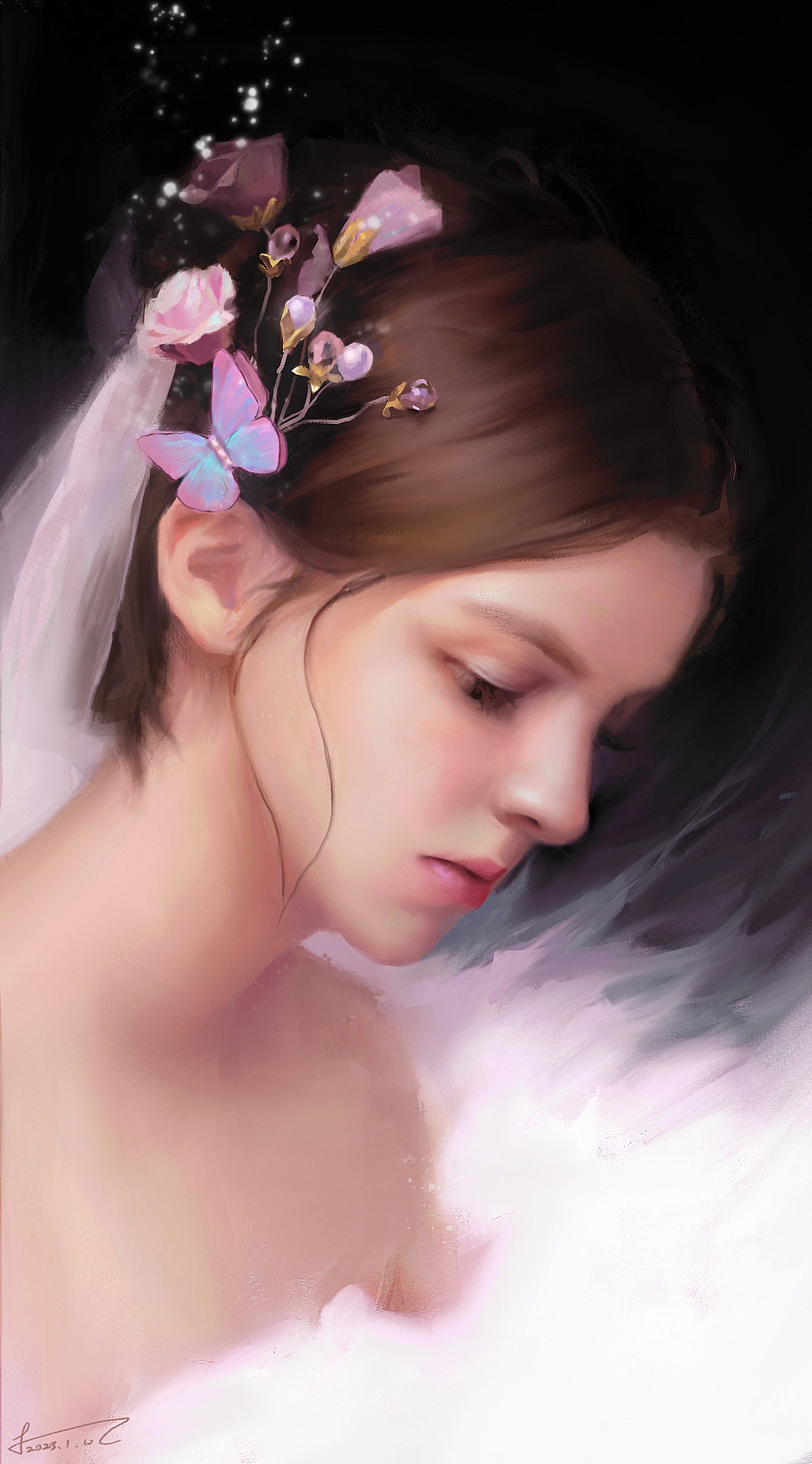 IPAD绘画|人像合集（图ZMzMwNjgyNjIw） - 绘画 - 站酷设计师柶木原创素材 - 站酷ZCOOL