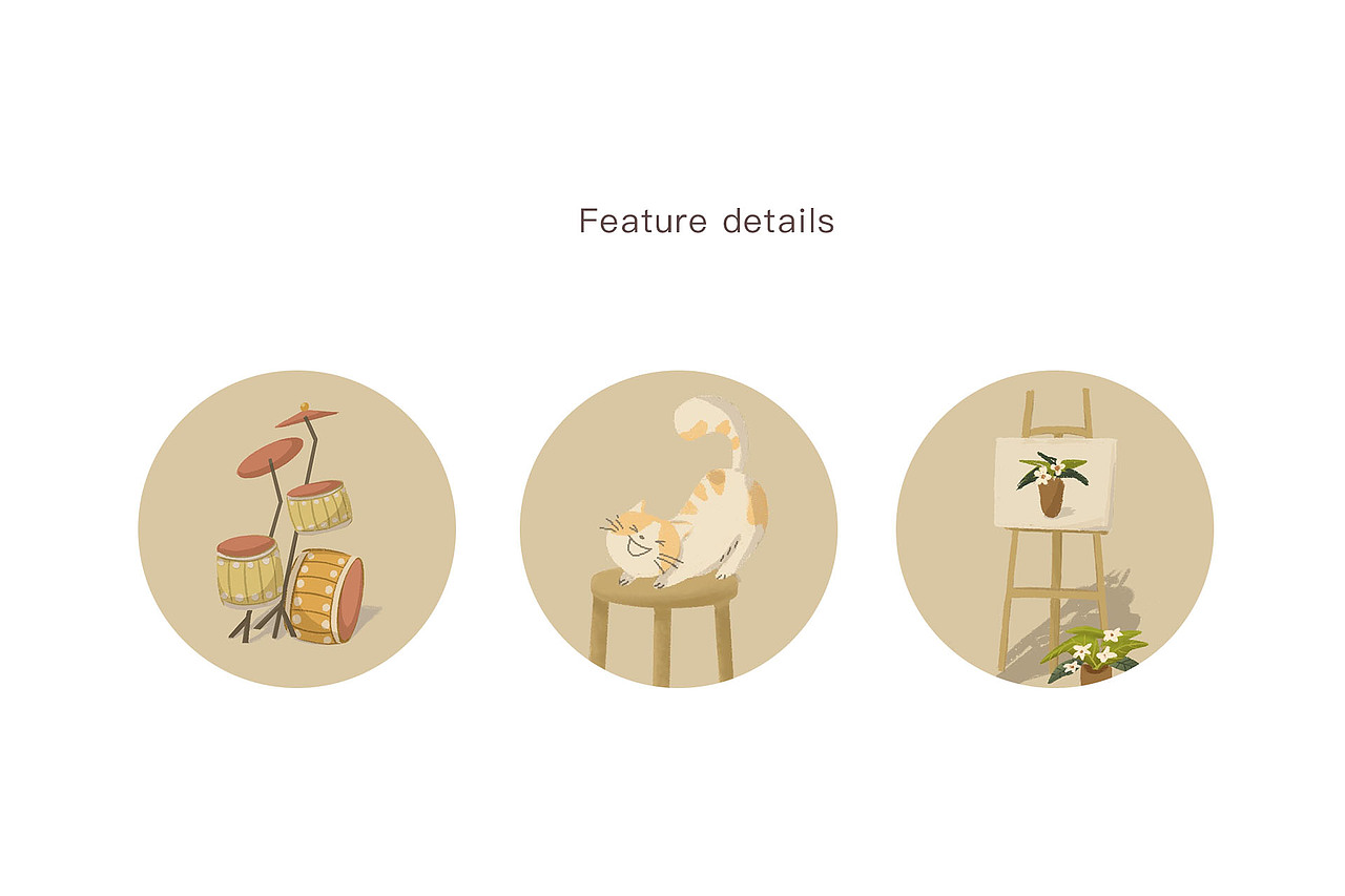 happy day（图ZMjI4MzMyMTQ0） - 商业插画 - 站酷设计师ccsirini原创素材 - 站酷ZCOOL