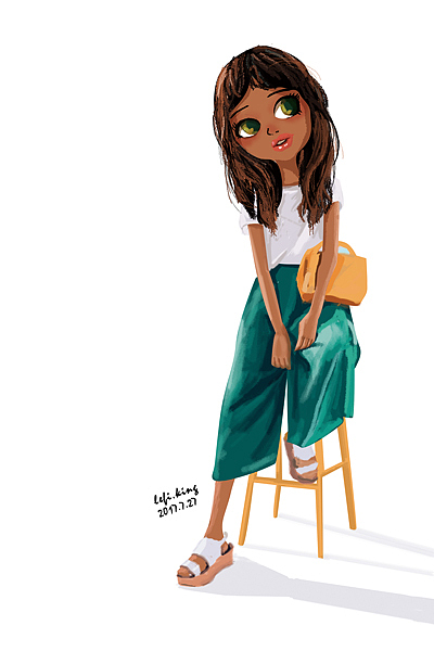 2017年人物插画部分汇总（图ZMTA1MzcyMTQ0） - 创作习作 - 站酷设计师lefi原创素材 - 站酷ZCOOL