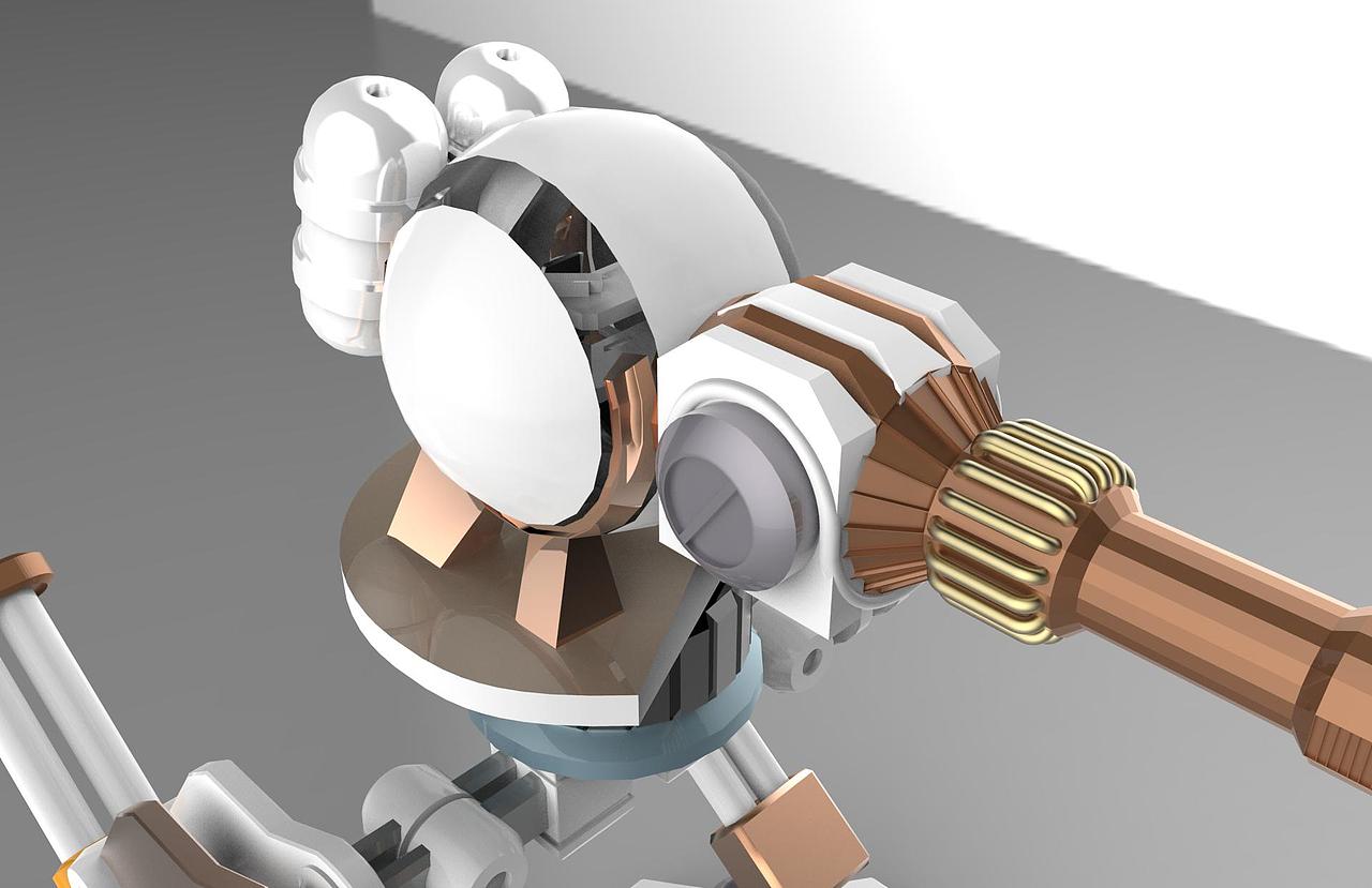 c4d机器人模型|工业/产品|工业用品/机械|z59280282 - 临摹作品