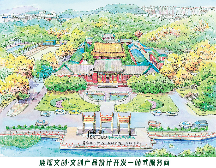 江门新会水彩//鹿瑶笔下的新会，这组图有几张很喜欢（图ZMjYxNTg1MDIw） - 商业插画 - 站酷设计师鹿瑶文创原创素材 - 站酷ZCOOL