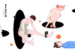 插畫練習(xí) 小合集 <The Dream>