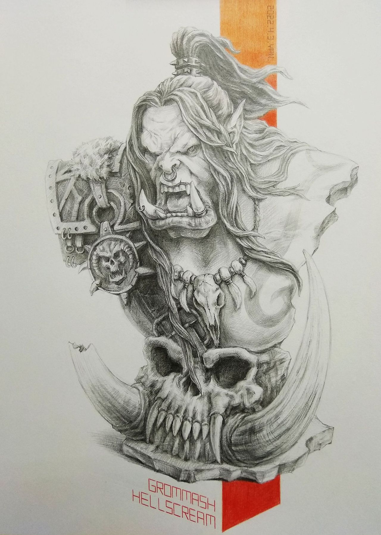 一些写实素描和彩铅作品