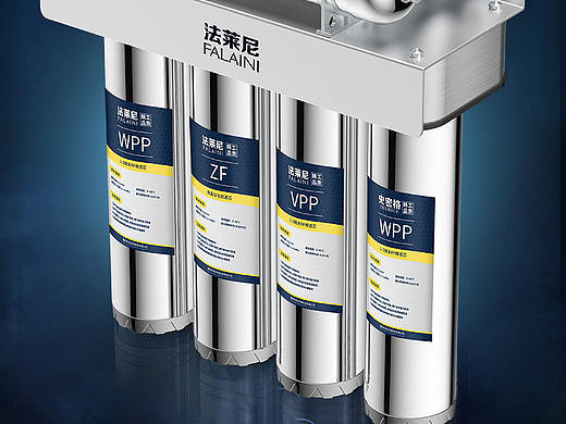 不锈钢净水器建模渲染精修