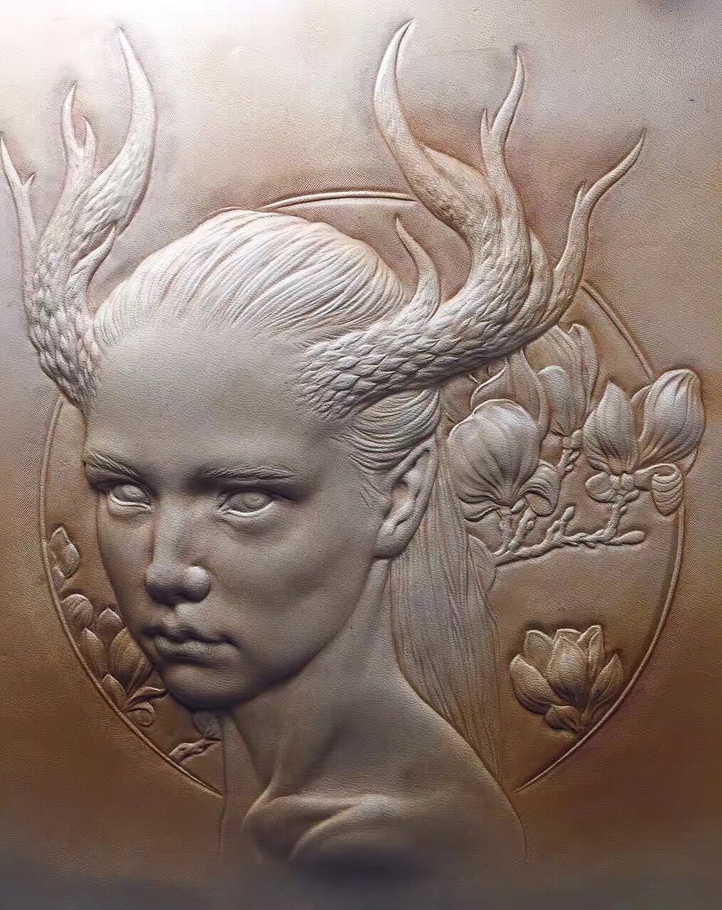 一丁皮雕作品集