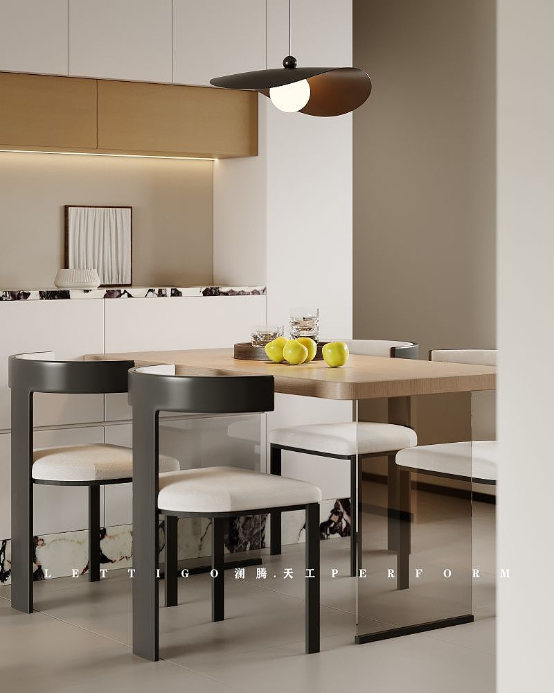 现代简约温馨暖色系奶油风家装（图ZMzYzMzgzNzg4） - 家装设计 - 站酷设计师DesignerZtt186原创素材 - 站酷ZCOOL