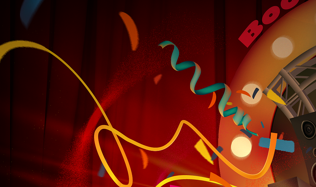 Boom shakalaka 舞台气氛（图ZNDIxMzgwNzY=） - 商业插画 - 站酷设计师Madheart原创素材 - 站酷ZCOOL