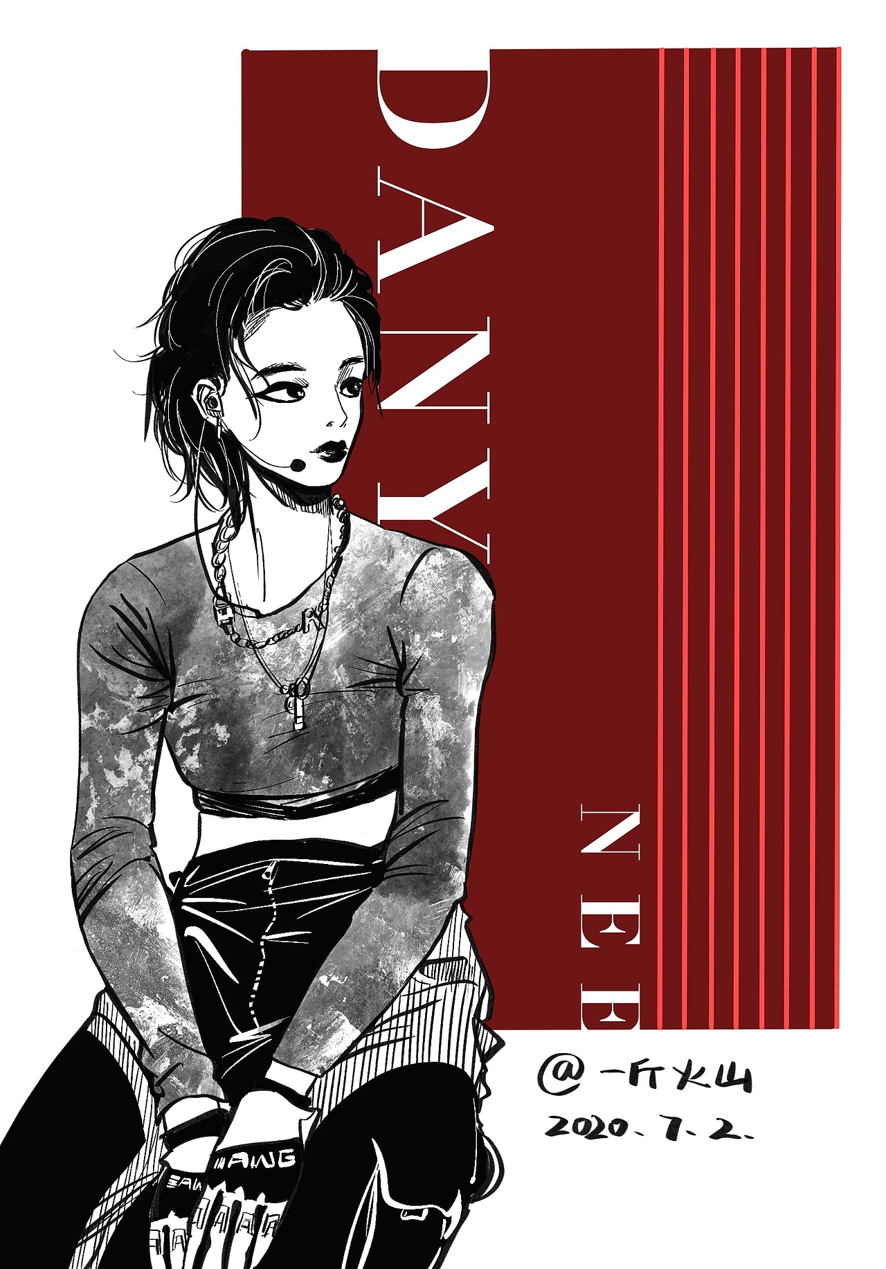 插画 女孩 画照片 练习（图ZMjE1ODA0MDU2） - 创作习作 - 站酷设计师一斤火山原创素材 - 站酷ZCOOL