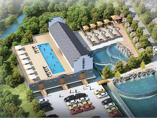 度假村鸟瞰效果图