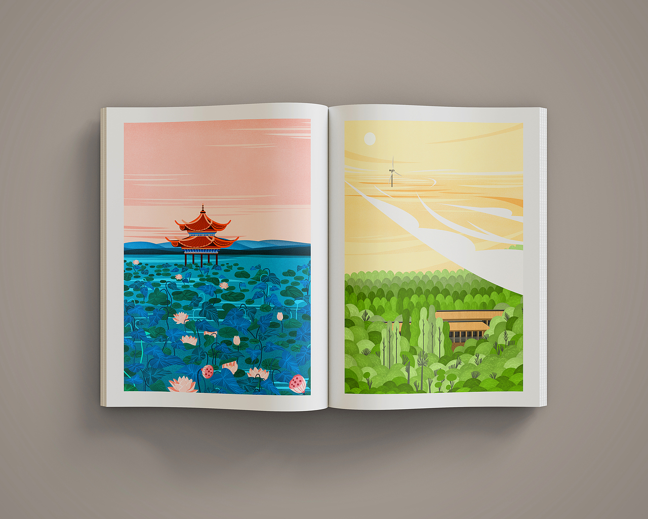 风景图 | 节日与节气（图ZMjY2MDgyMDQw） - 商业插画 - 站酷设计师aaaamieya原创素材 - 站酷ZCOOL